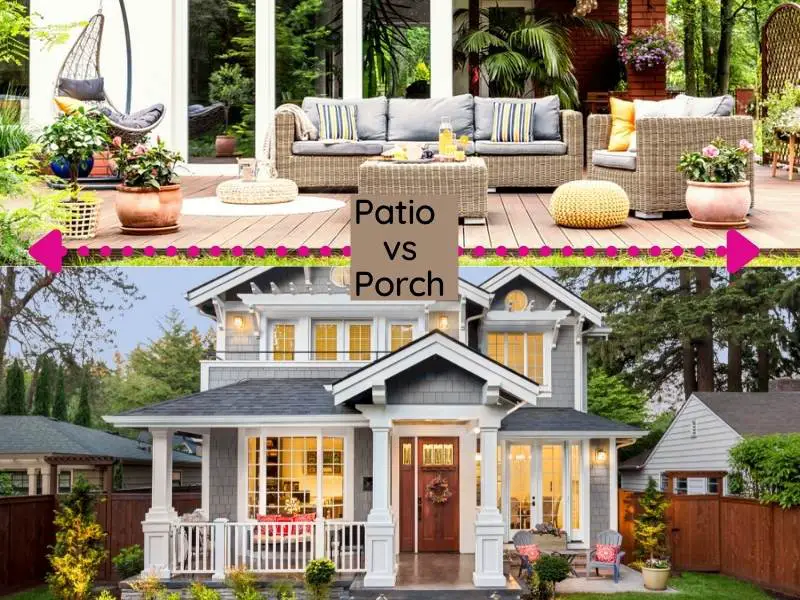 Porch vs Patio Differences