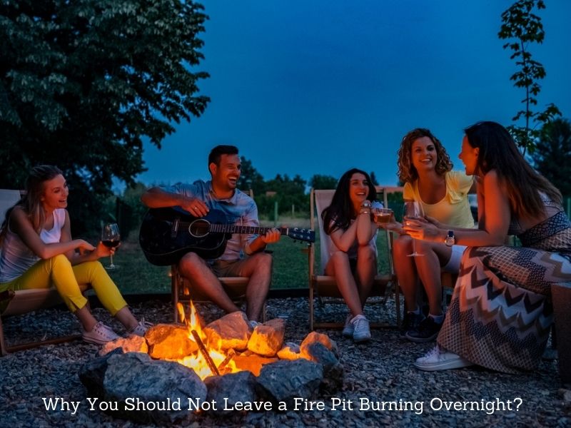 Can you leave a fire pit burning overnight