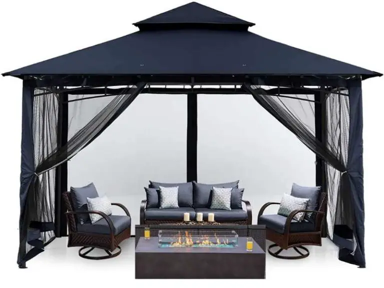 Can You Put a Fire Pit Under a Gazebo? YardOwner